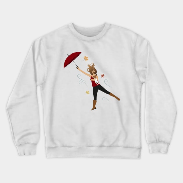 Fly with the wind Crewneck Sweatshirt by NinoRc